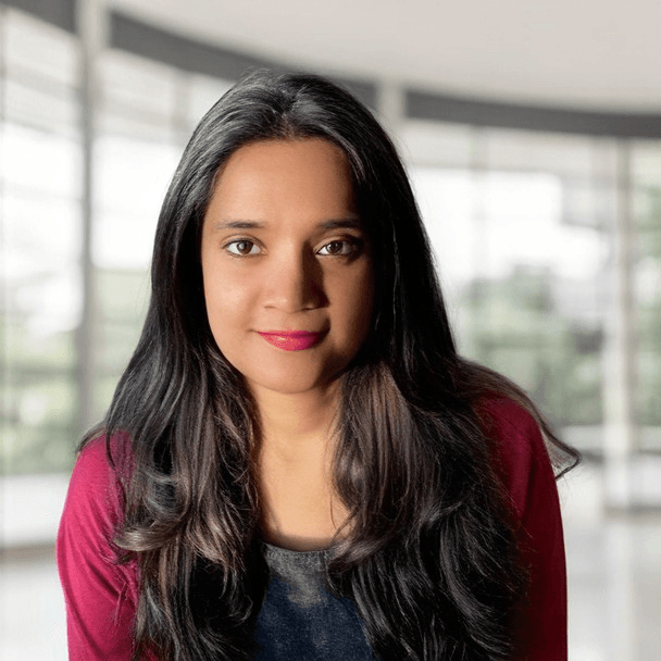 Porträt von Devika Thachadi Soman